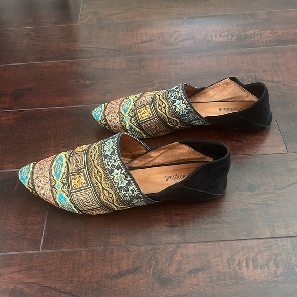 Jeffrey Campbell Nevara Metallic Thread Flats - Picture 2 of 10